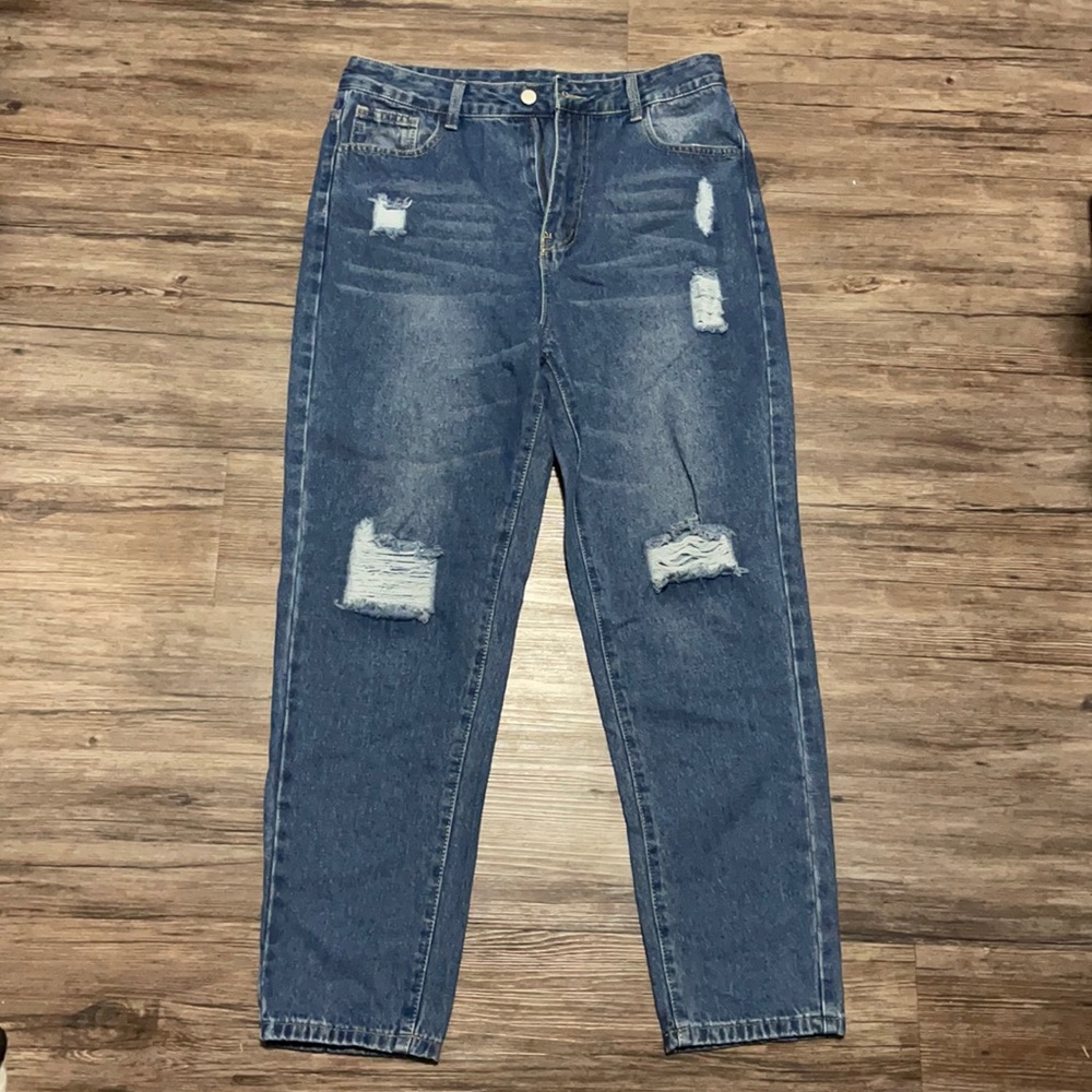 SHEIN size large boot cut jeans